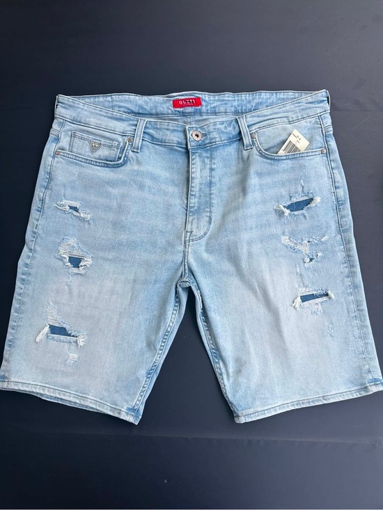 Guess Other - Guess Light Blue Distressed Denim Shorts SZ 40